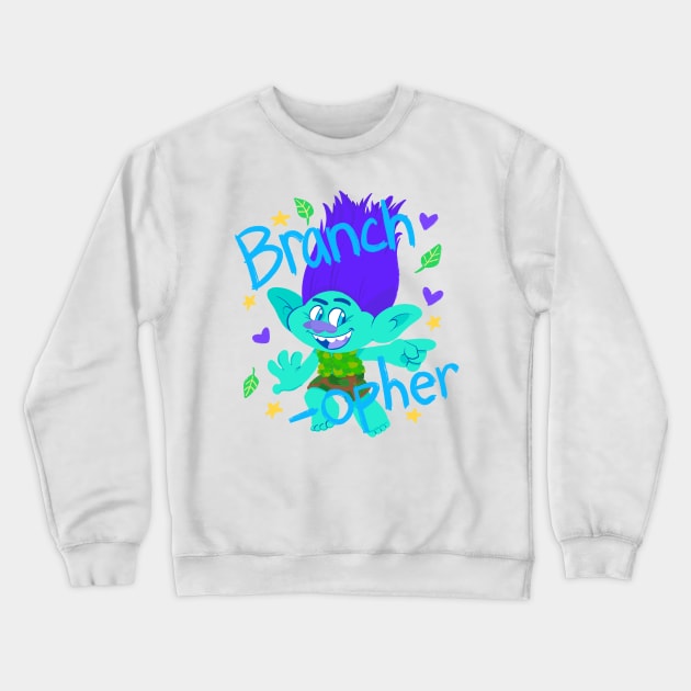 Matching Nicknames - Branch-opher Crewneck Sweatshirt by jzanderk